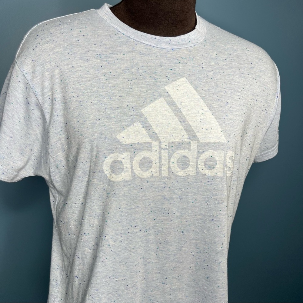 Women’s adidas Future Icons Winners 3.0 T-Shirt  Wonder Blue Melange Large - Picture 3 of 11